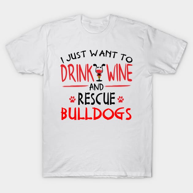 Bulldog Mom Funny Gifts for Bulldog Dad T-Shirt by TheOptimizedCreative